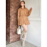 【セットアップ対応】ベルトダブルプリーツスカート | dazzlin | 詳細画像17 