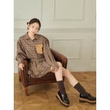 【セットアップ対応】ベルトダブルプリーツスカート | dazzlin | 詳細画像3 