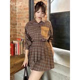 【セットアップ対応】ベルトダブルプリーツスカート | dazzlin | 詳細画像4 