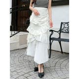 ランダムフリルギャザースカート | dazzlin | 詳細画像1 