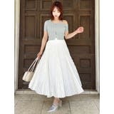 シアーボリューミーフレアスカート | dazzlin | 詳細画像37