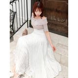 シアーボリューミーフレアスカート | dazzlin | 詳細画像9