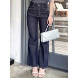 インディゴ | 【骨格ウェーブ向け】フレアデニムパンツ | dazzlin