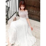 2WAYボタンオフショルニットトップス | dazzlin | 詳細画像2 