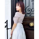 2WAYボタンオフショルニットトップス | dazzlin | 詳細画像37 