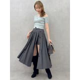 ワンショルレイヤードリブニット | dazzlin | 詳細画像11 