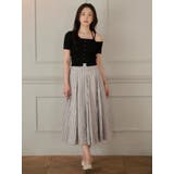 ワンショルレイヤードリブニット | dazzlin | 詳細画像2 