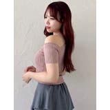 ワンショルレイヤードリブニット | dazzlin | 詳細画像22 