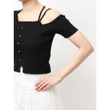 ワンショルレイヤードリブニット | dazzlin | 詳細画像31 