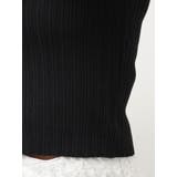 ワンショルレイヤードリブニット | dazzlin | 詳細画像32 