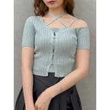 ワンショルレイヤードリブニット | dazzlin | 詳細画像7 