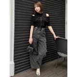 ビッグカラーレイヤードリブニット | dazzlin | 詳細画像21 