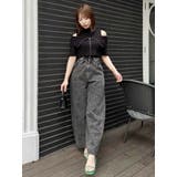 ビッグカラーレイヤードリブニット | dazzlin | 詳細画像22 