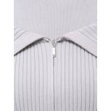 ビッグカラーレイヤードリブニット | dazzlin | 詳細画像36 