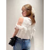 フリルギャザードッキングカットソー | dazzlin | 詳細画像14 