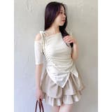 ワンショルギャザーカットトップス | dazzlin | 詳細画像23 