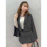 モチーフチュールシアートップス | dazzlin | 詳細画像16