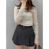 モチーフチュールシアートップス | dazzlin | 詳細画像18