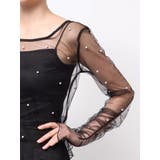 モチーフチュールシアートップス | dazzlin | 詳細画像49