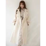 アイボリー | 2WAYカラーレディウールコート | dazzlin