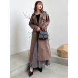 【藤井サチコラボ】ケープ付2WAYトレンチコート | dazzlin | 詳細画像13