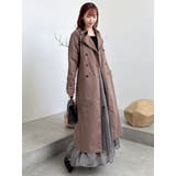 【藤井サチコラボ】ケープ付2WAYトレンチコート | dazzlin | 詳細画像15