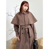 【藤井サチコラボ】ケープ付2WAYトレンチコート | dazzlin | 詳細画像17