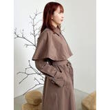 【藤井サチコラボ】ケープ付2WAYトレンチコート | dazzlin | 詳細画像19