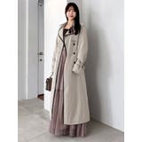 【藤井サチコラボ】ケープ付2WAYトレンチコート | dazzlin | 詳細画像30