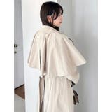 【藤井サチコラボ】ケープ付2WAYトレンチコート | dazzlin | 詳細画像31