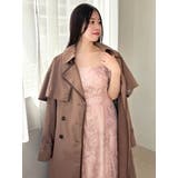 【藤井サチコラボ】ケープ付2WAYトレンチコート | dazzlin | 詳細画像32