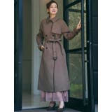 【藤井サチコラボ】ケープ付2WAYトレンチコート | dazzlin | 詳細画像7