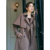 【藤井サチコラボ】ケープ付2WAYトレンチコート | dazzlin | 詳細画像8