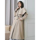 ベージュ | 【藤井サチコラボ】ケープ付2WAYトレンチコート | dazzlin