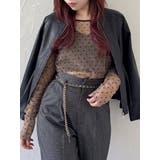 ウエストシェイプフェイクレザージャケット | dazzlin | 詳細画像1 