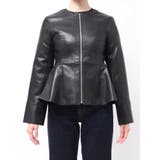 ウエストシェイプフェイクレザージャケット | dazzlin | 詳細画像17 