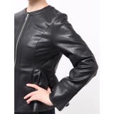 ウエストシェイプフェイクレザージャケット | dazzlin | 詳細画像21 