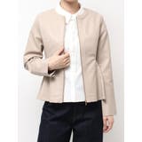 ウエストシェイプフェイクレザージャケット | dazzlin | 詳細画像28 