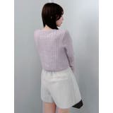 ツイードライクショートニットジャケット | dazzlin | 詳細画像18