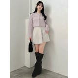 ツイードライクショートニットジャケット | dazzlin | 詳細画像19