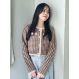 ツイードライクショートニットジャケット | dazzlin | 詳細画像22