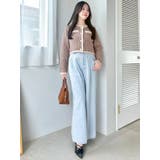 ツイードライクショートニットジャケット | dazzlin | 詳細画像23