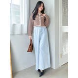 ツイードライクショートニットジャケット | dazzlin | 詳細画像24