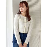 ツイードライクショートニットジャケット | dazzlin | 詳細画像26