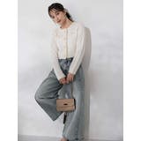 ツイードライクショートニットジャケット | dazzlin | 詳細画像3