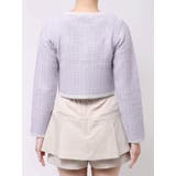 ツイードライクショートニットジャケット | dazzlin | 詳細画像38