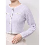 ツイードライクショートニットジャケット | dazzlin | 詳細画像40