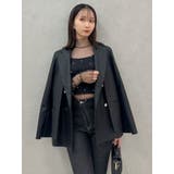 ブラック | 【20周年記念復刻！】ダブルボタンテーラージャケット | dazzlin