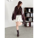 【FILA別注】バイカラースイッチングミドルブルゾン | dazzlin | 詳細画像10 