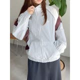 【FILA別注】バイカラースイッチングミドルブルゾン | dazzlin | 詳細画像12 